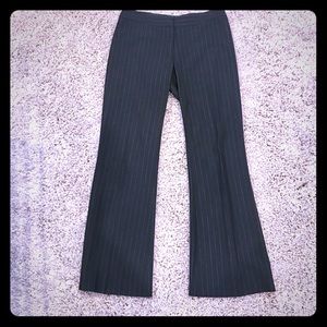 Arden B black pint striped dress pants 6/8